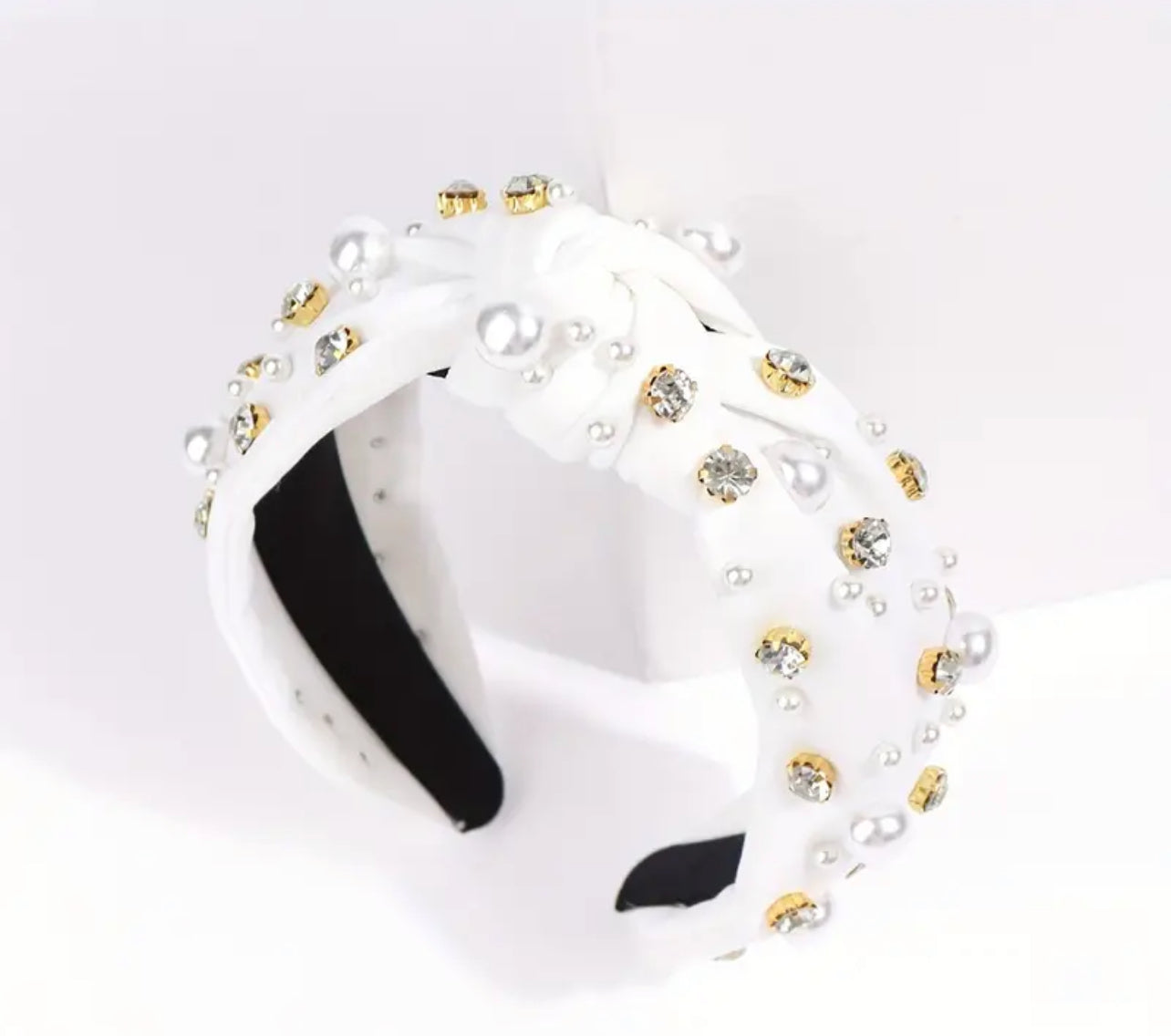 Bejeweled Knot Headband