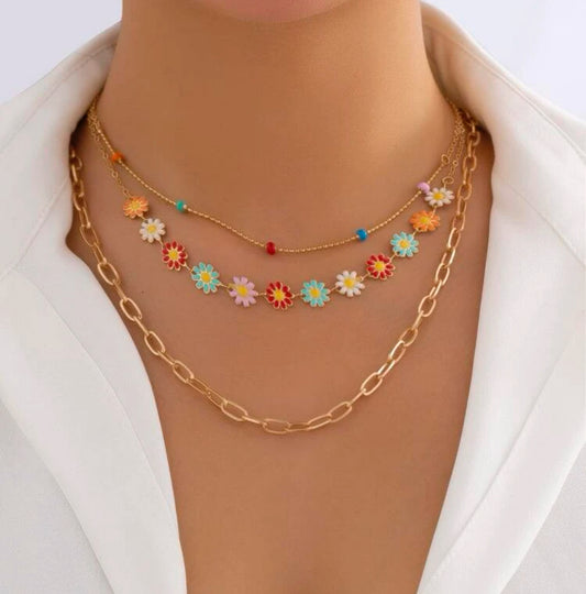 Floral Layering Chains
