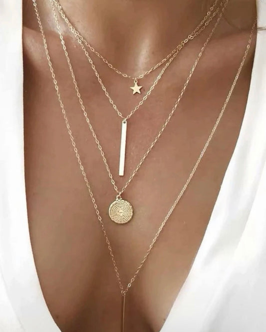 Star Layering Necklace