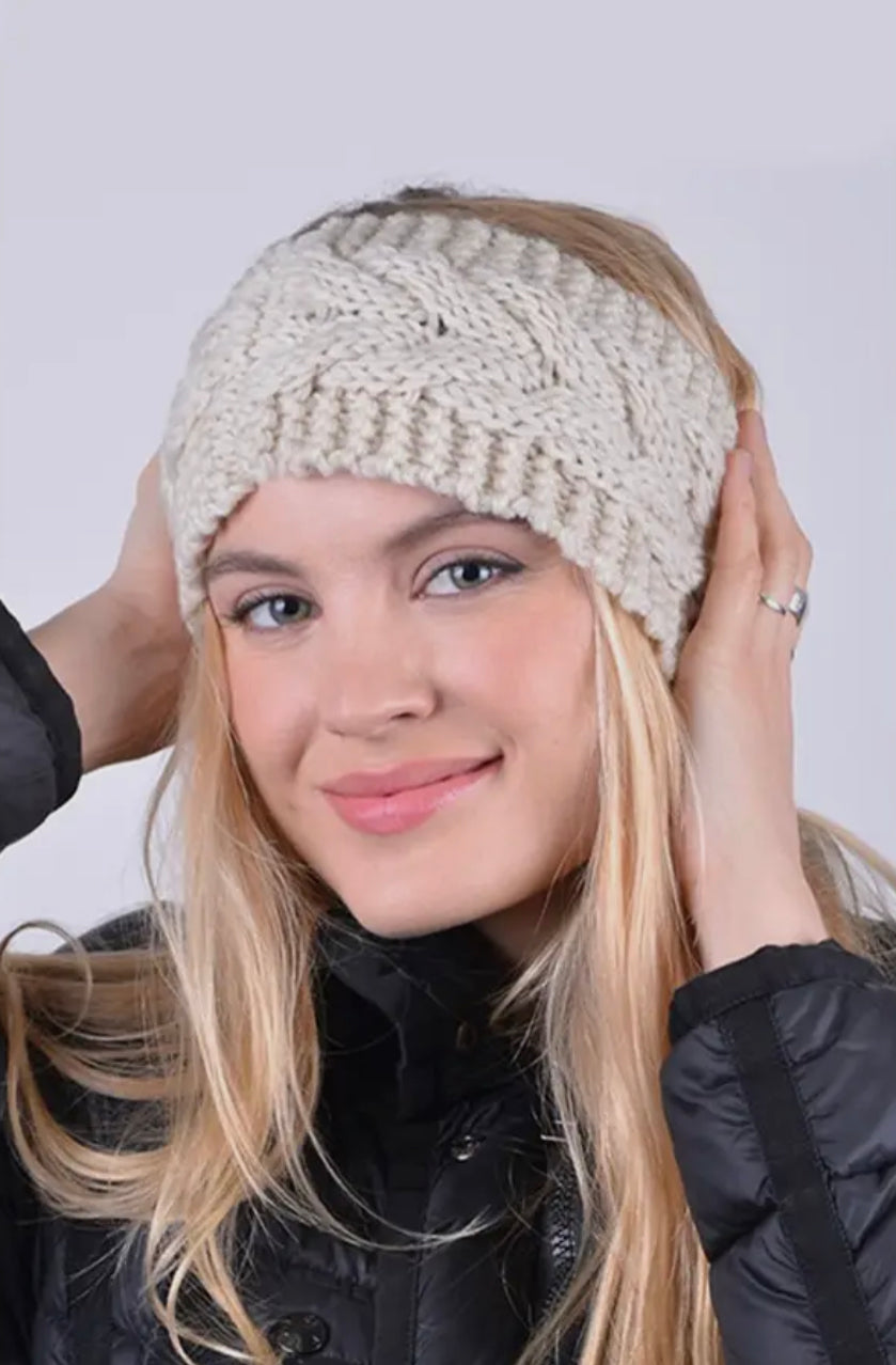 Wideband Knitted Headband